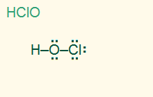 Can't find HClO image.