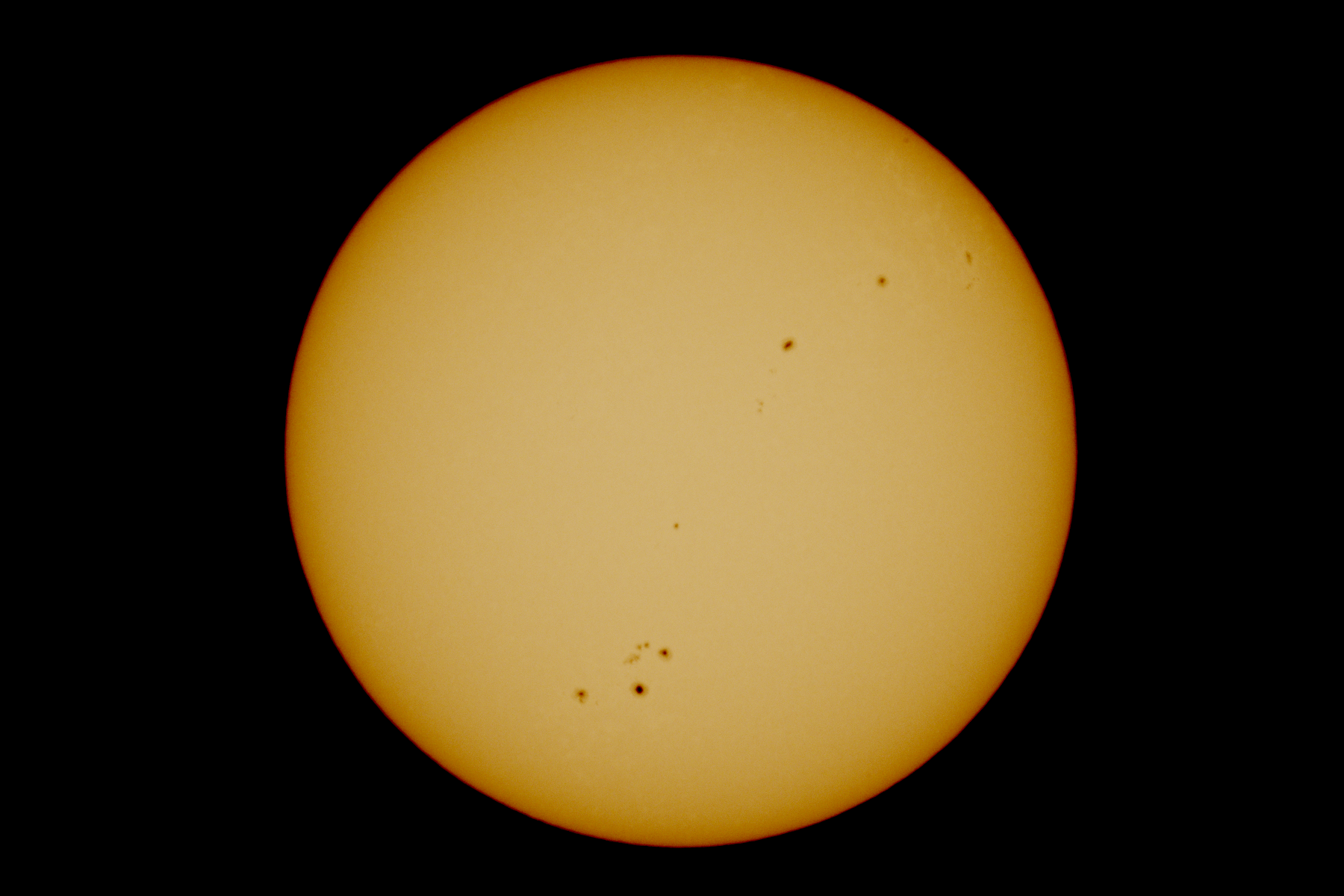 Sunspots 19 May 2024